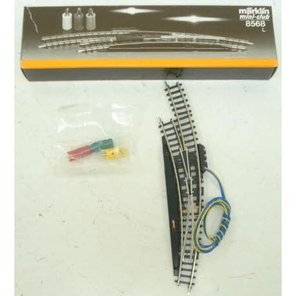 Marklin 8568 Z 7-11/16" 30 Electric Left Curved Turnout