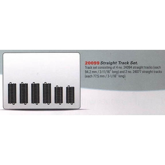 Marklin My World Straight Track Set, 31116Inch