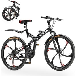 Jacgood 26 Inch Adult Mountain Bike with 24-Speed Drivetrain