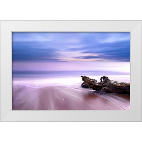 Markova, Albena 24x17 White Modern Wood Framed Museum Art Print Titled - Sea Impressions