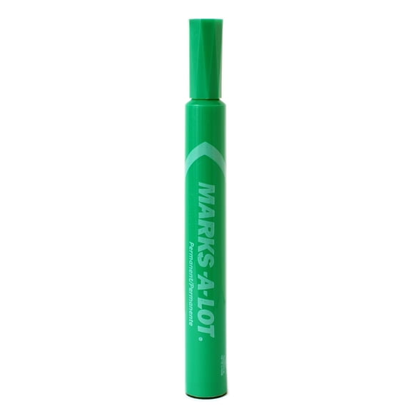 Marks-A-Lot Permanent Pens green, large tip (pack of 24)