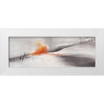 thumbnail image 1 of Marks, Rita 14x7 White Modern Wood Framed Museum Art Print Titled - Abstrakte Landschaft I, 1 of 4