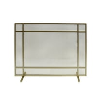 Markus Modern Single Panel Iron Firescreen