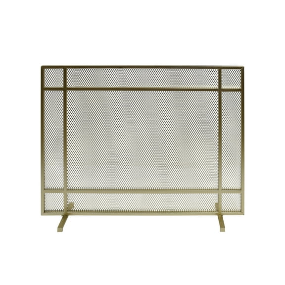 Markus Modern Single Panel Iron Firescreen