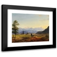thumbnail image 1 of Markus Pernhart 24x20 Black Modern Framed Museum Art Print Titled - A View of Triglav and Mittagskogel, 1 of 5