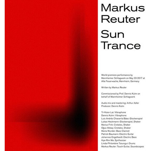Markus Reuter - Sun Trance - Music & Performance - CD