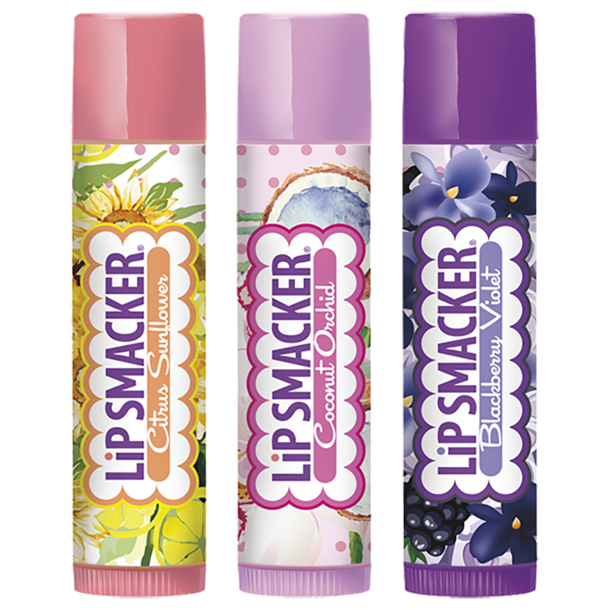 Markwins Bonnie Bell 8821372 Lip Smacker Floral Scent Lip Balm Trio - Pack  of 2 