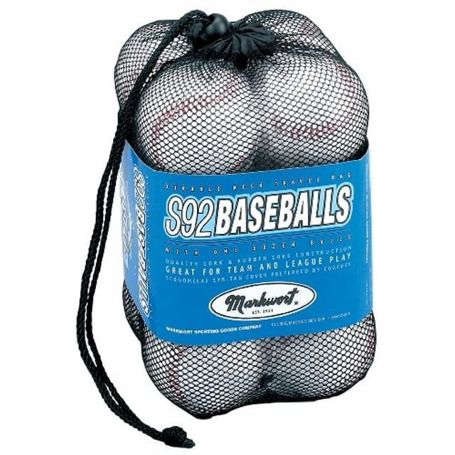 Markwort Practice Baseballs In Mesh Bag Dozen