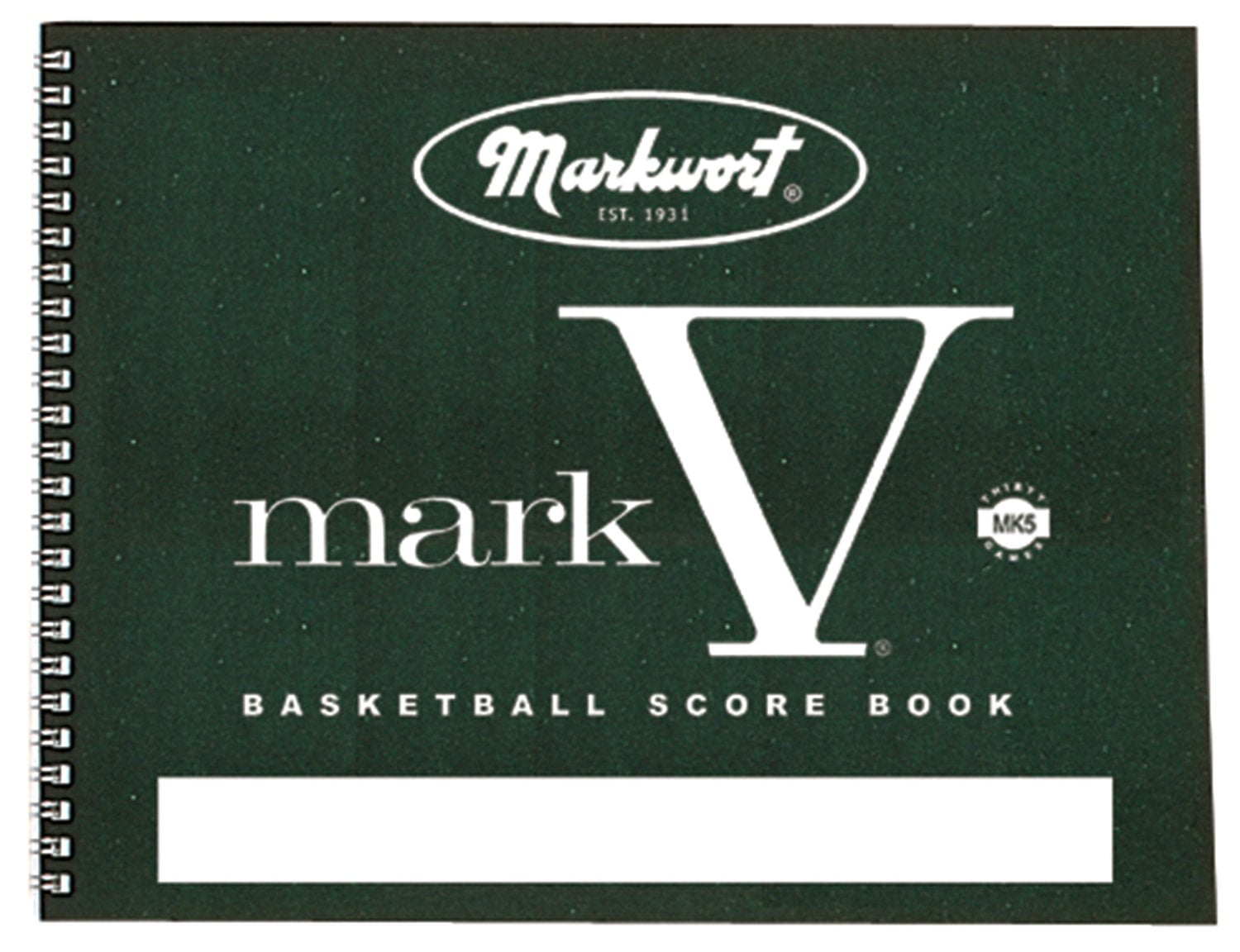 Markwort V Basketball Scorebook