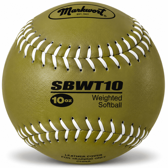 Markwort Weighted 12-Inch Training Softball - 10 Oz