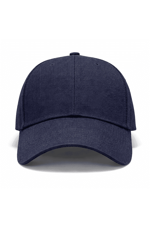 Wool Blend Baseball Cap – Winter Hat, Navy – Adjustable Cold Weather Cap - Small/Medium
