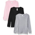 thumbnail image 1 of Marky G Apparel Baby 100% Cotton Long Sleeve Pajama Top (Pack of 3), 1 of 1