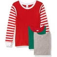 thumbnail image 1 of Marky G Apparel Baby 100% Cotton Long Sleeve Pajama Top (Pack of 3), 1 of 1