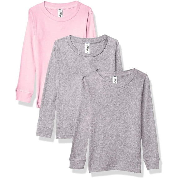 Marky G Apparel Baby 100% Cotton Long Sleeve Pajama Top (Pack of 3)