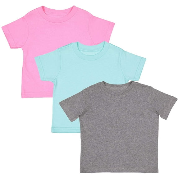 Marky G Apparel Baby Fine Jersey Short-Sleeve Crew-Neck T-Shirt (Pack of 3)