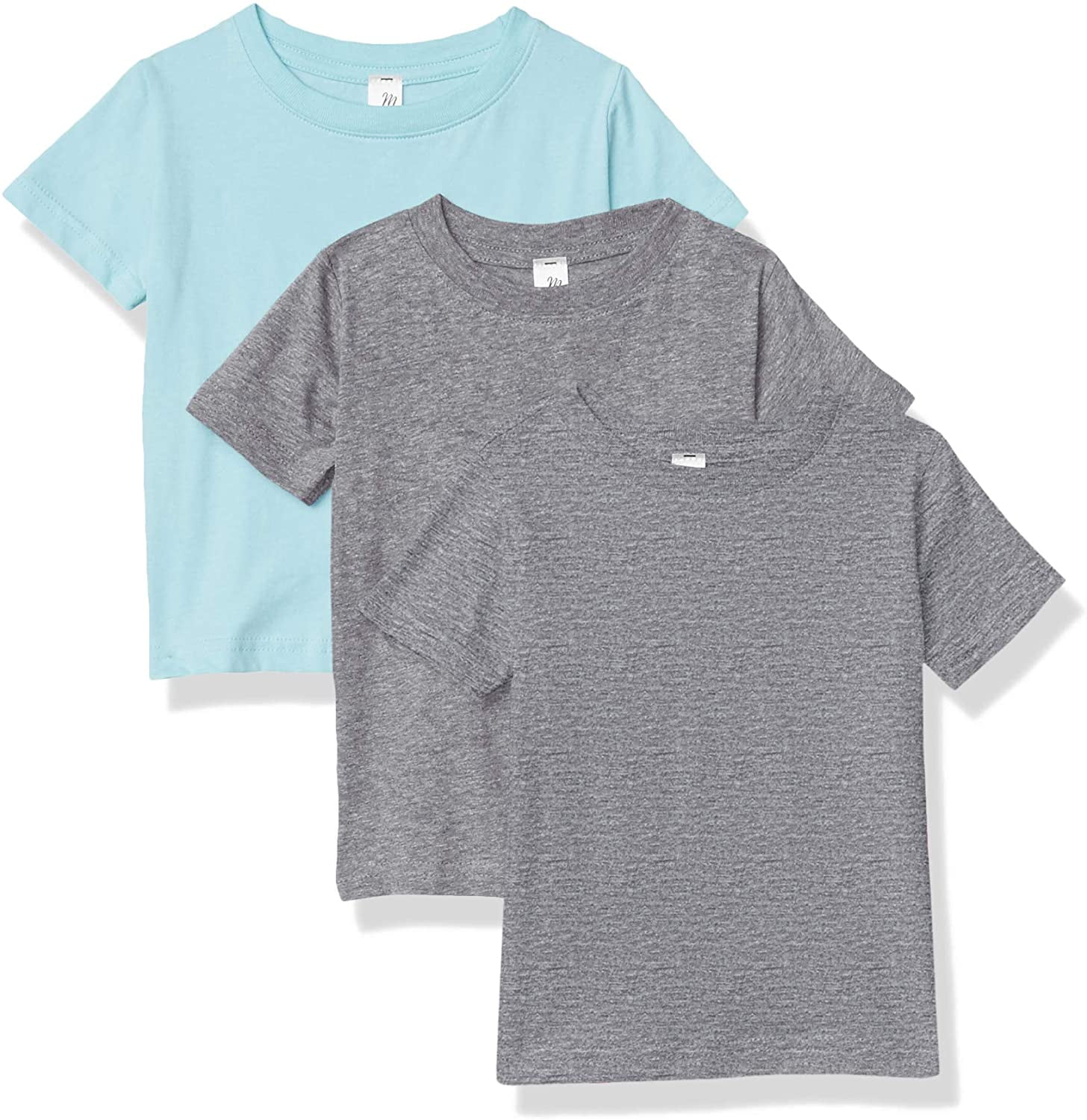 Marky G Apparel Baby Fine Jersey Short-Sleeve Crew-Neck T-Shirt (Pack of 3)