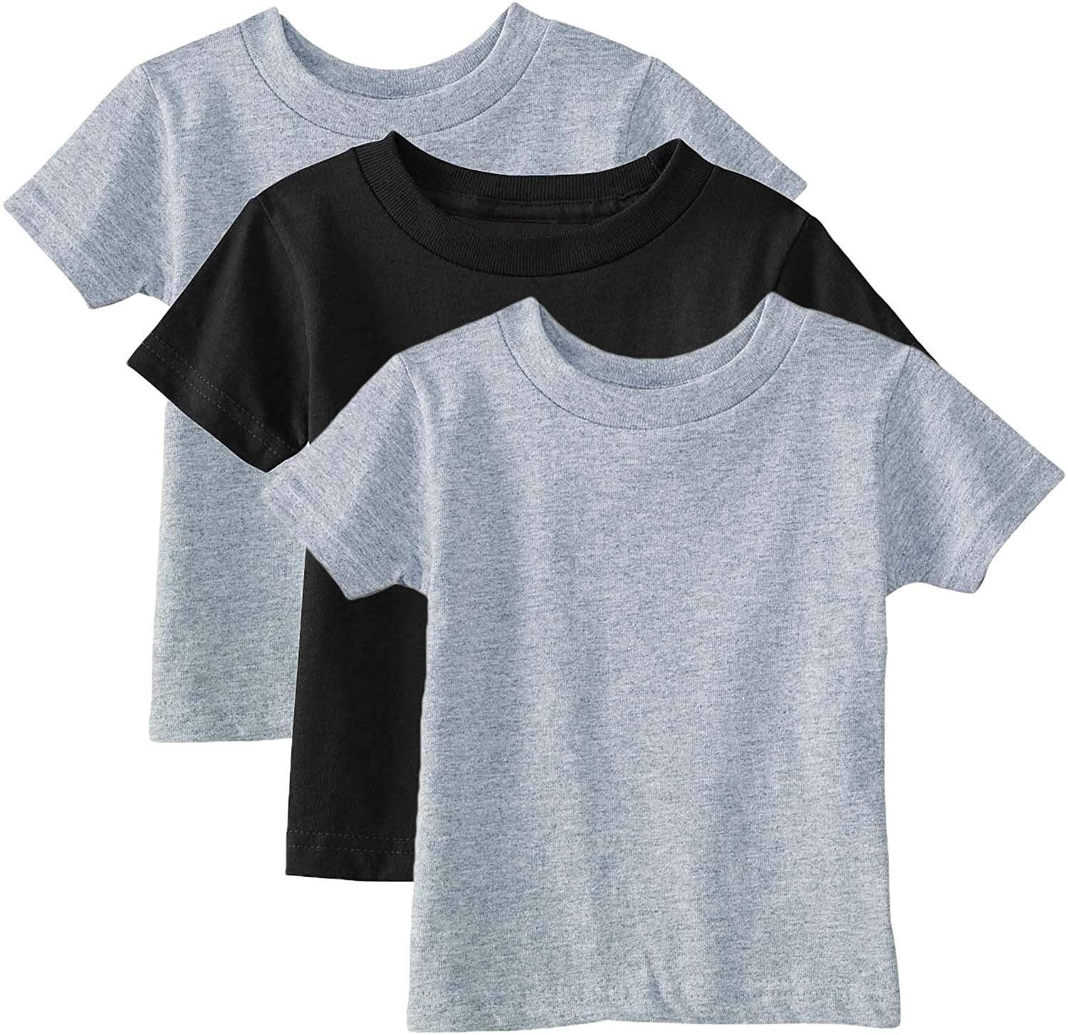 Grey Plain Baby Tshirt (Full Sleeve)