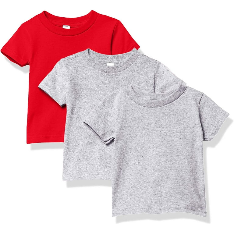 RED SHORT-SLEEVED T-SHIRT WITH AN ILLUSTRATION IN COTTON, BABY RED SHORT-SLEEVED T-SHIRT WITH AN ILLUSTRATION IN COTTON, BABY