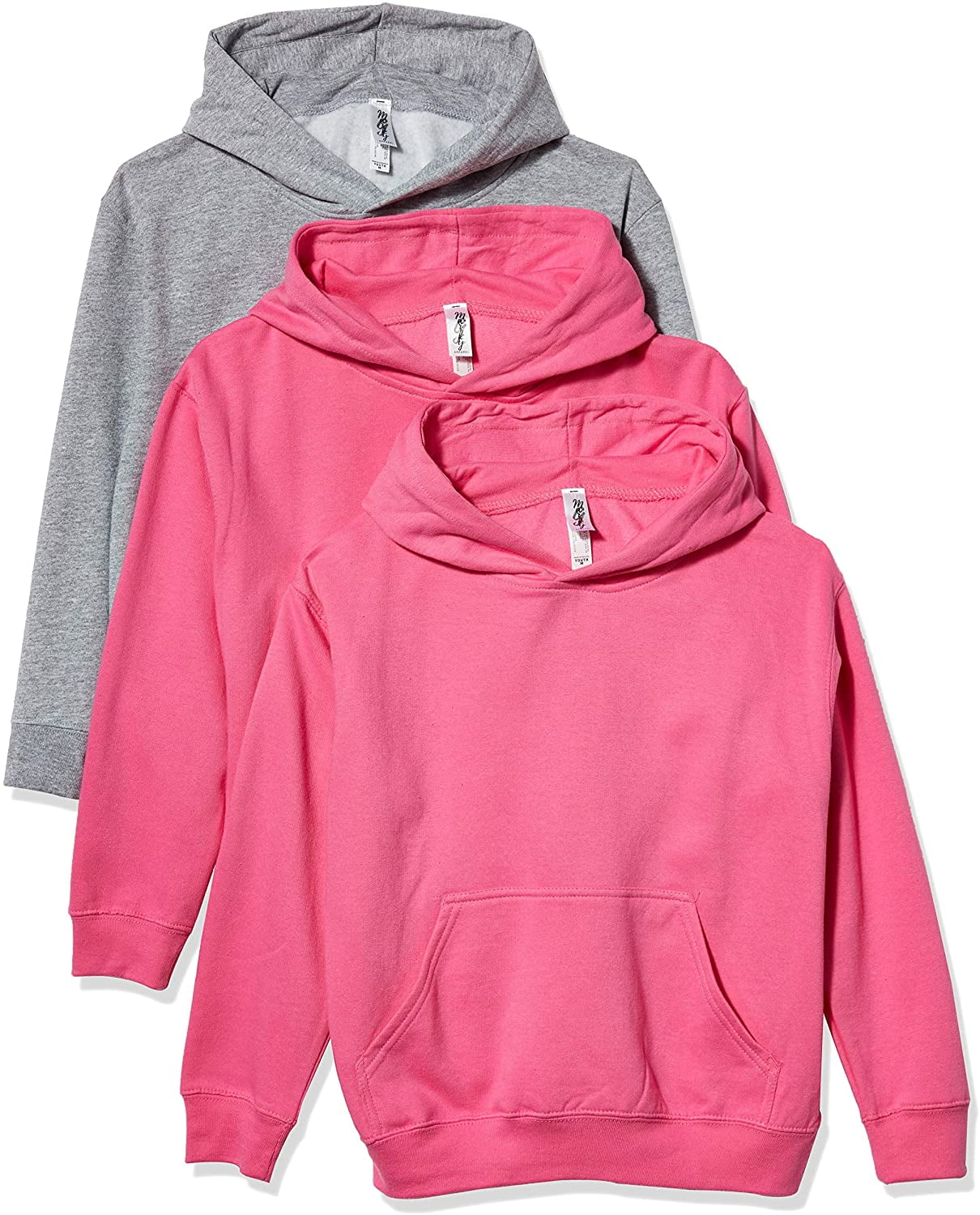 Marky G Apparel Boys' Fleece Long Sleeve Pullover Hoodie (Pack of 3)