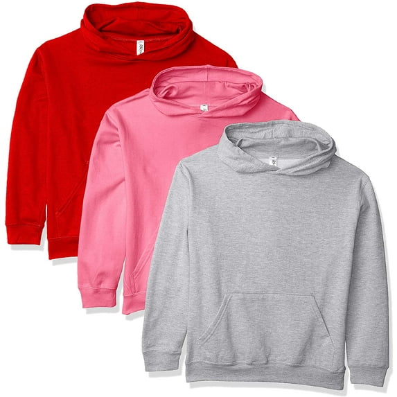 Marky G Apparel Boys' Fleece Long Sleeve Pullover Hoodie (Pack of 3)