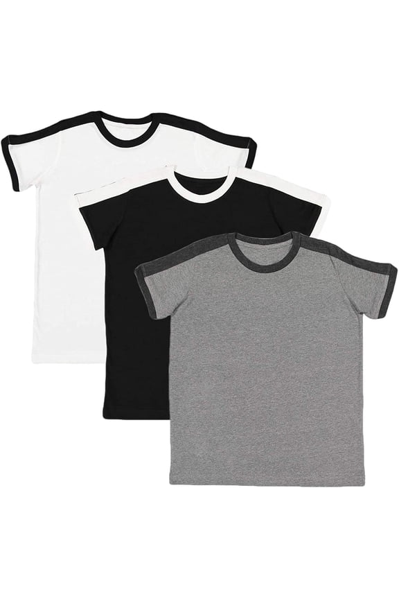 Boys' Soccer Ringer Short-Sleeve T-Shirt (Pack of 3)