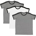 thumbnail image 1 of Marky G Apparel Boys' Soccer Ringer Short-Sleeve T-Shirt (Pack of 3), 1 of 1