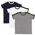 thumbnail image 1 of Marky G Apparel Boys' Soccer Ringer Short-Sleeve T-Shirt (Pack of 3), 1 of 1