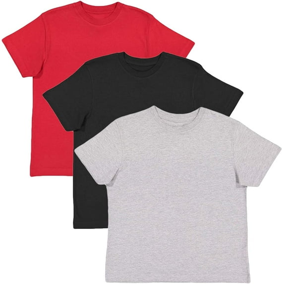 Marky G Apparel Girls' Premium Jersey Short-Sleeve T-Shirt (Pack of 3)