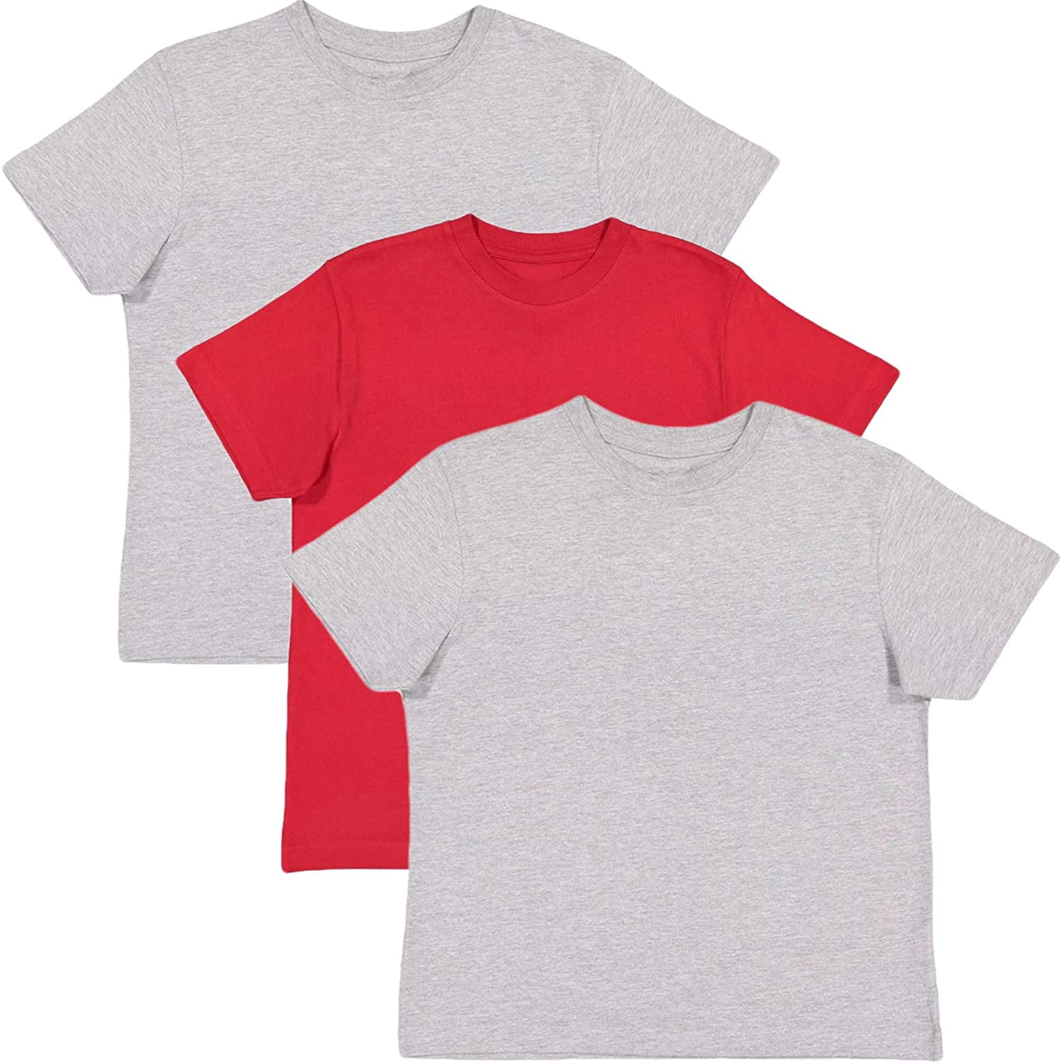 Marky G Apparel Girls' Premium Jersey Short-Sleeve T-Shirt (Pack of 3)