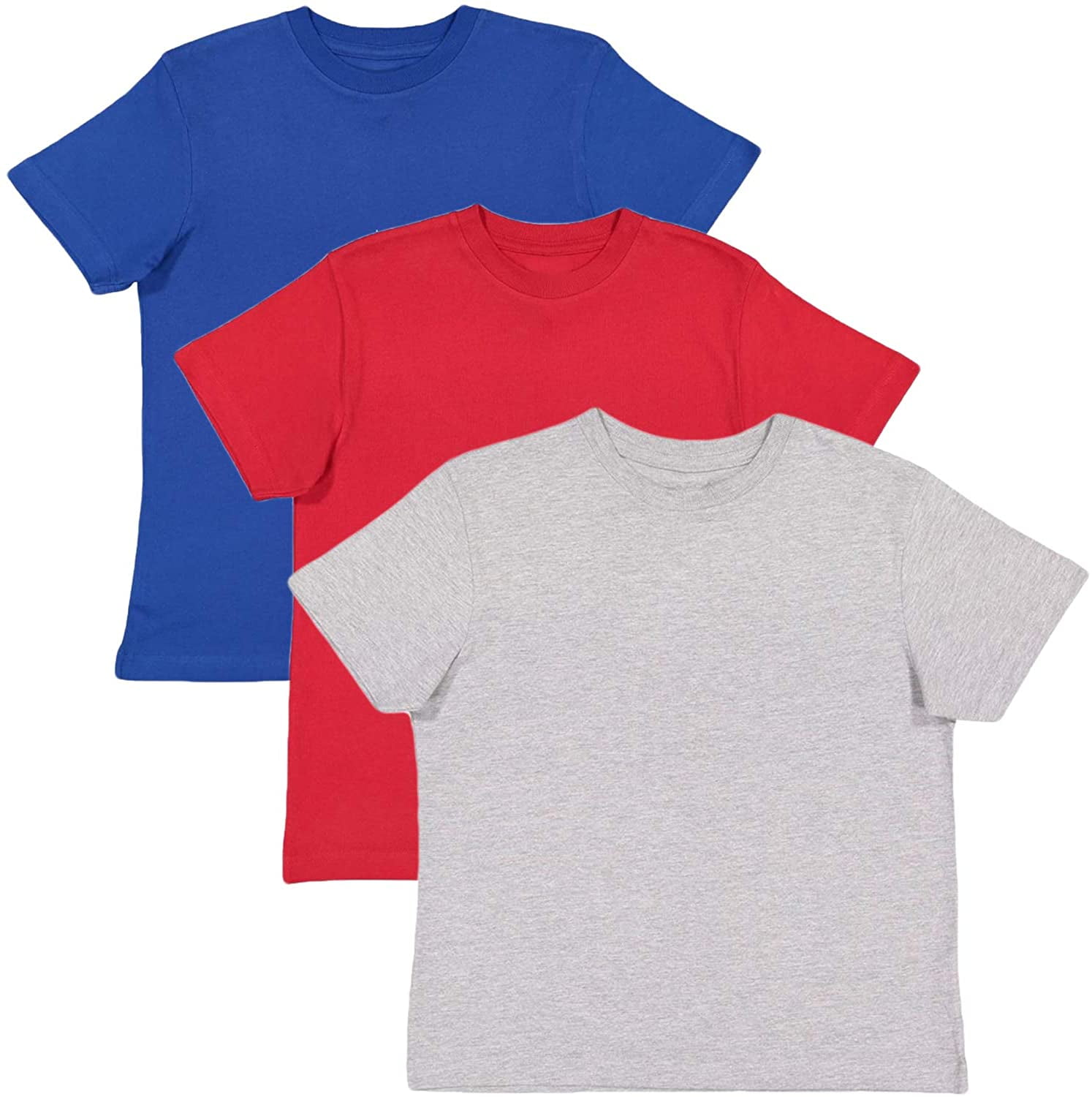 Marky G Apparel Girls' Premium Jersey Short-Sleeve T-Shirt (Pack of 3)