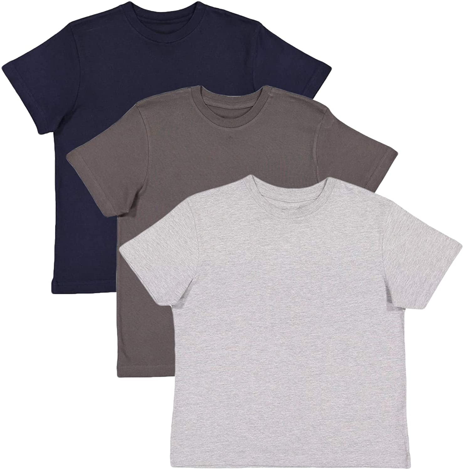 Marky G Apparel Girls' Premium Jersey Short-Sleeve T-Shirt (Pack of 3)