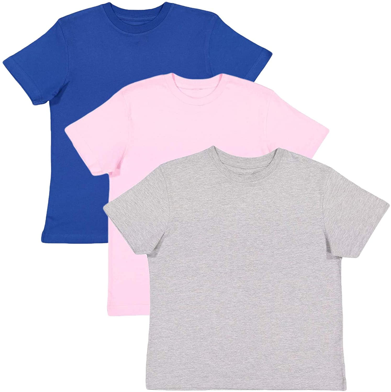 Marky G Apparel Girls' Premium Jersey Short-Sleeve T-Shirt (Pack of 3)