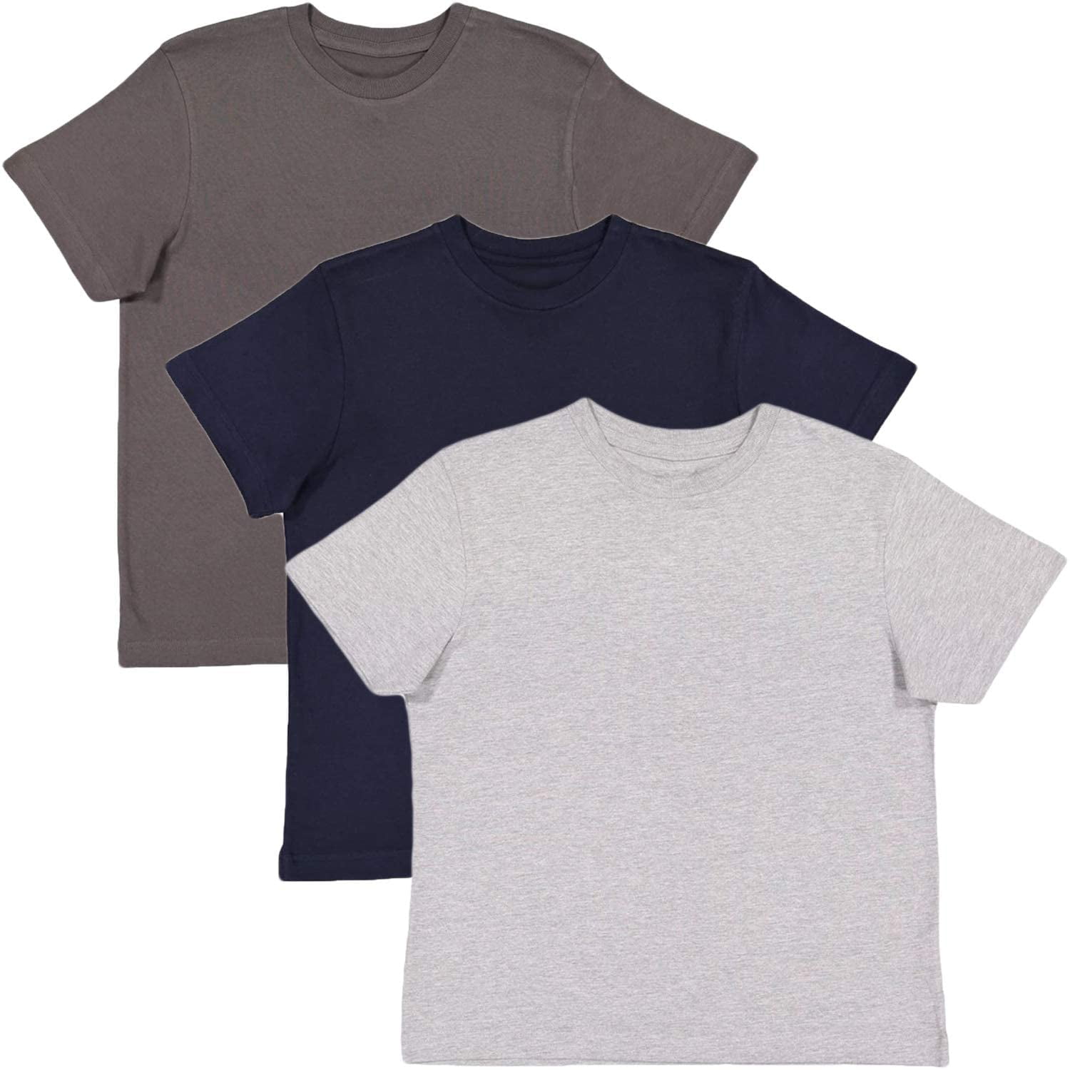 Marky G Apparel Girls' Premium Jersey Short-Sleeve T-Shirt (Pack of 3)