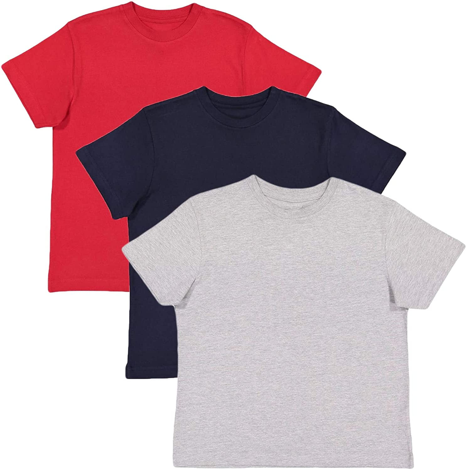 Marky G Apparel Girls' Premium Jersey Short-Sleeve T-Shirt (Pack of 3)