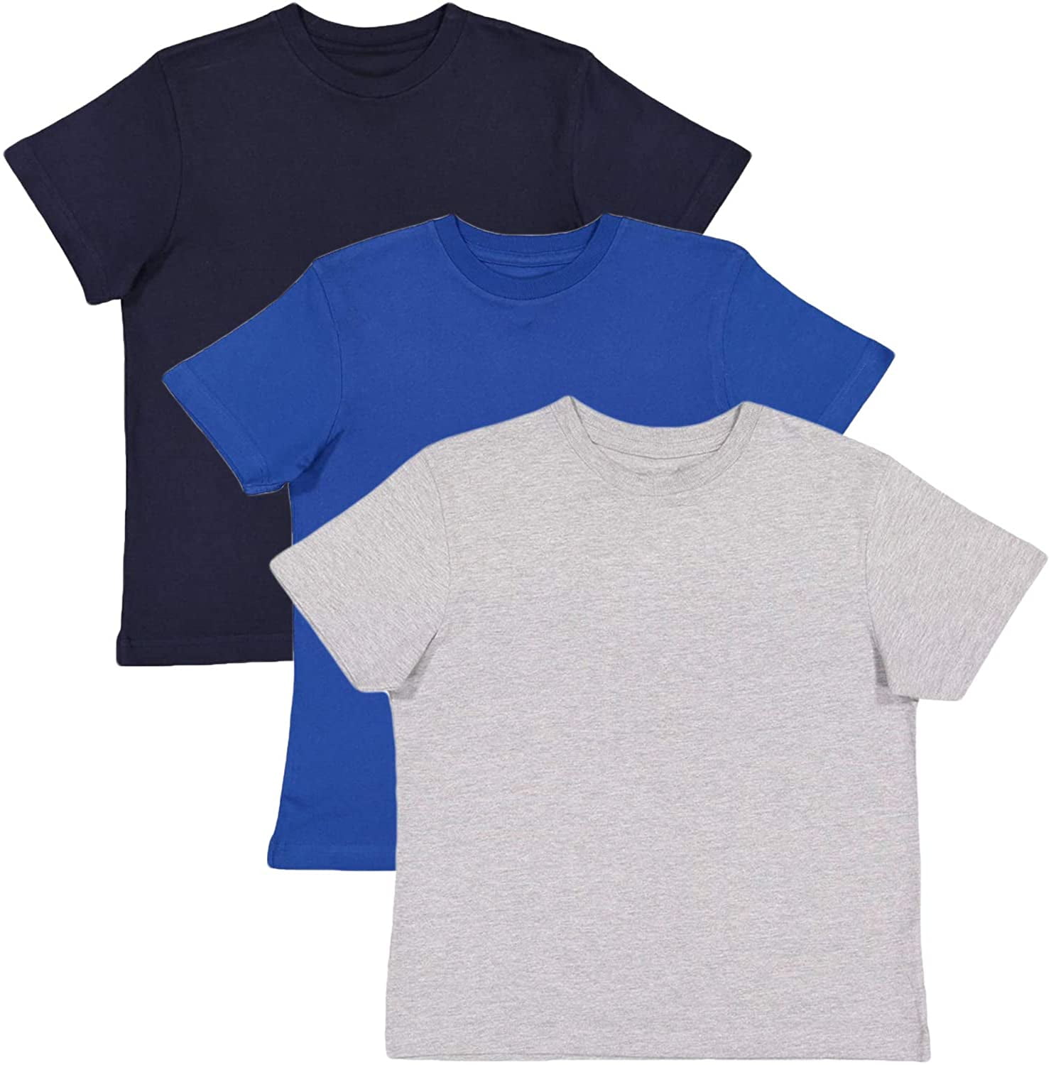 Marky G Apparel Girls' Premium Jersey Short-Sleeve T-Shirt (Pack of 3)