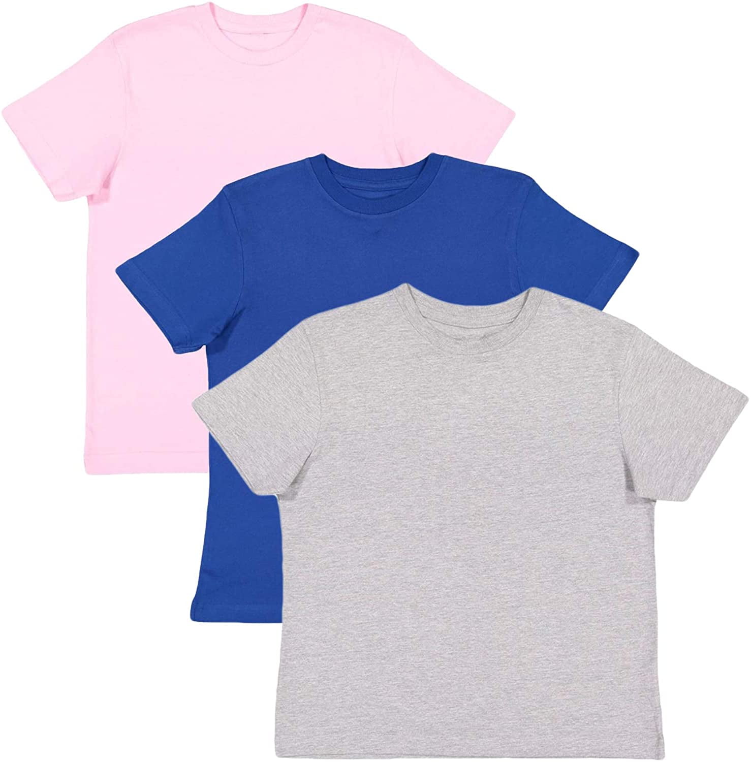 Marky G Apparel Girls' Premium Jersey Short-Sleeve T-Shirt (Pack of 3)