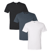 Marky G Apparel Men's Crew Neck Short Sleeve T-Shirt (Pack of 3), Sizes: XS-4XL