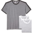 thumbnail image 1 of Marky G Apparel Men's Soccer Ringer Short-Sleeve T-Shirt (Pack of 3), 1 of 1