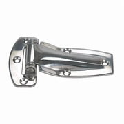 Strap Hinge, Stainless Steel, Full Surface Mounting, 3 7/32 in Leaf W x 5 5/8 in Leaf H