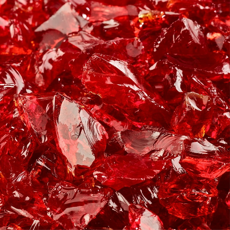 Marlboro Red Crushed Fire Pit Glass | 3/8”-1/2”, 10 lbs Marlboro Red Crushed Fire Pit Glass | 3/8”-1/2”, 10 lbs