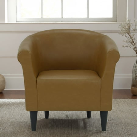 Mainstays Marlee Barrel Accent Chair, Sedona Carmel