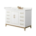 thumbnail image 1 of Wyndham Collection Wch515148s-Qtz-Us3mxx Marlena 48" Free Standing Single Basin Vanity Set, 1 of 7