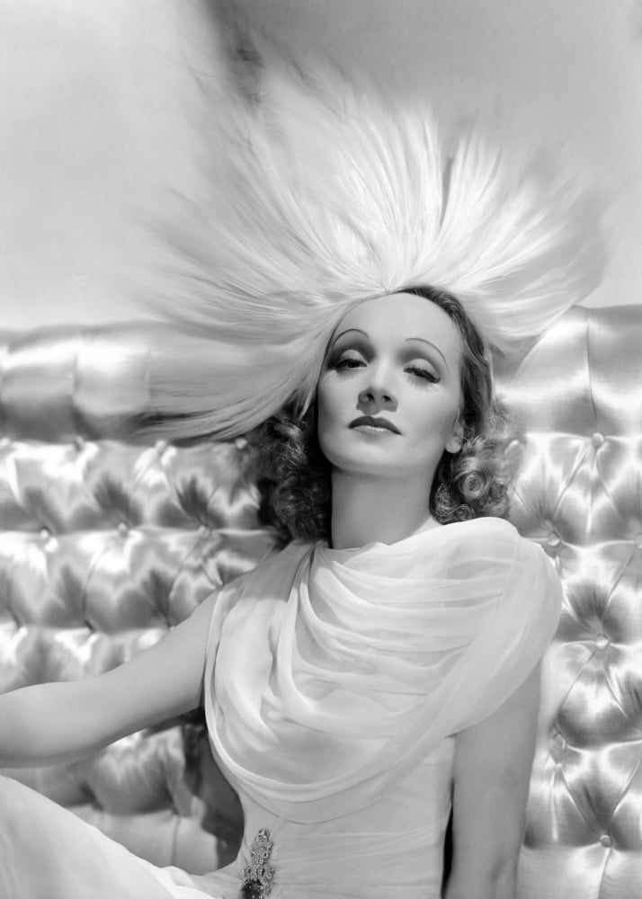 Marlene Dietrich Canvas Art - (16 x 20)