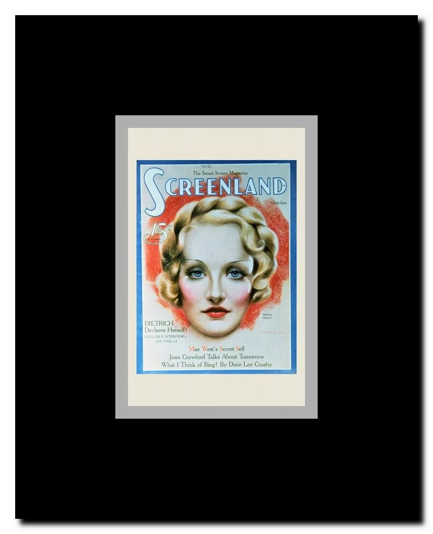 Marlene Dietrich Framed Movie Poster