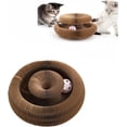 thumbnail image 1 of Marlene Pets, Marlene Cat Toy, Marlenes Pet Shop, Marlene Round Scratch Board, Magic Organ Cat Scratching Board, Foldable Cat Scratch Board Toy with Bell for Indoor Cats-1pcs, 1 of 7