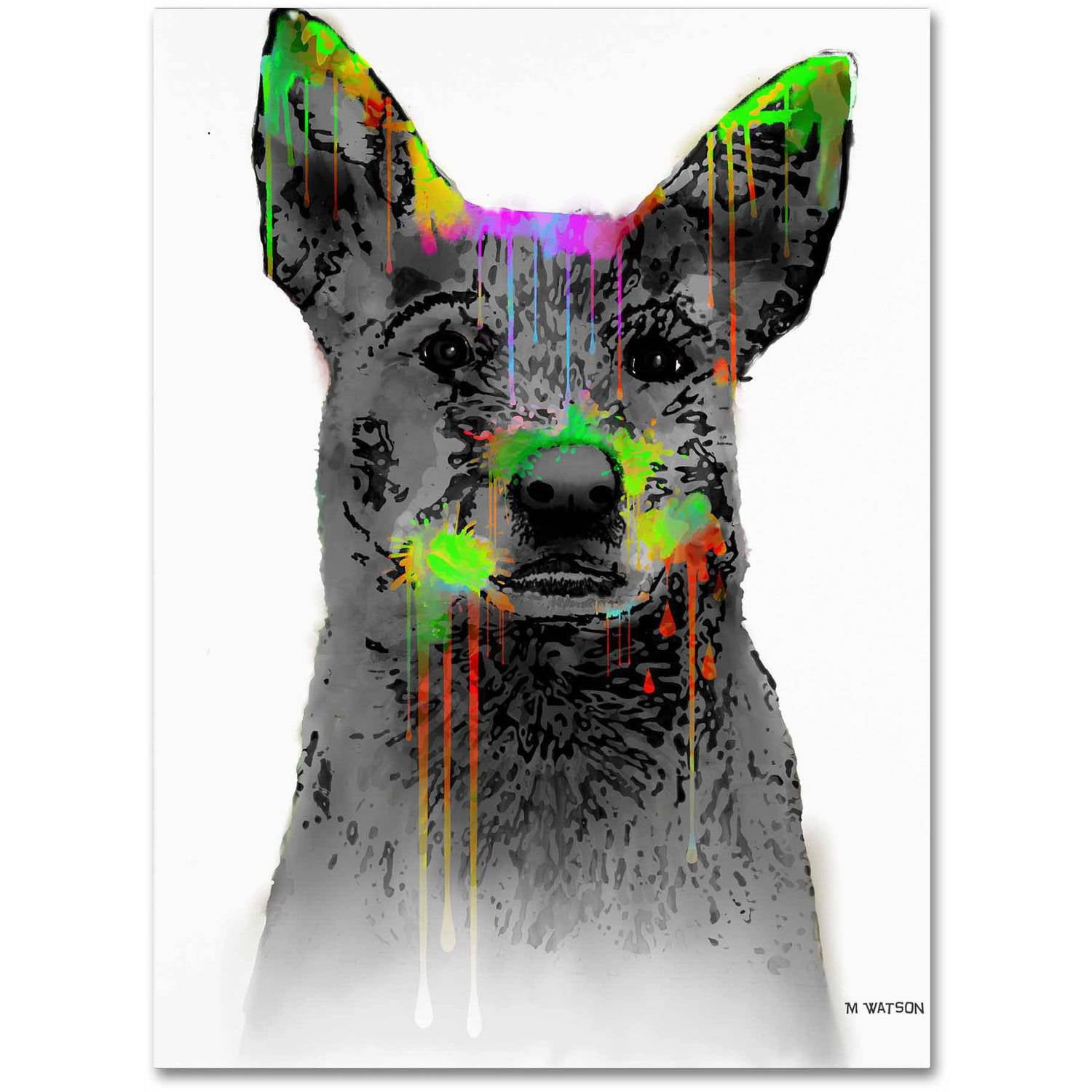 Marlene Watson "Cattle Dog" Canvas Art