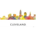 thumbnail image 1 of Marlene Watson 'Cleveland Ohio Skyline' Canvas Art, 1 of 3