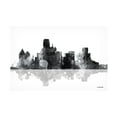 thumbnail image 1 of Marlene Watson 'Dallas Texas Skyline BG 1' Canvas Art, 1 of 3