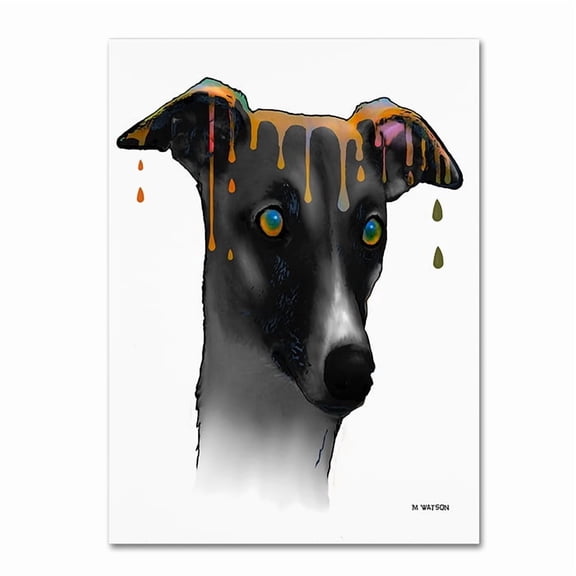 Marlene Watson "Greyhound" Canvas Art