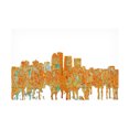 thumbnail image 1 of Marlene Watson 'Louisville Kentucky Skyline Rust' Canvas Art, 1 of 3